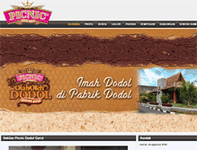 Tablet Screenshot of picnicdodolgarut.com